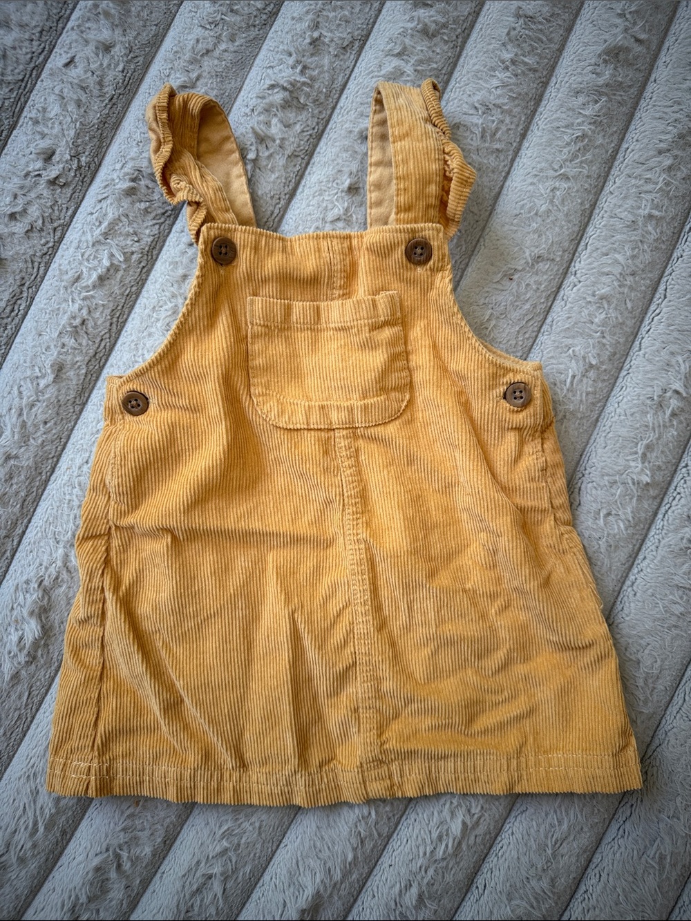 Carter's Corduroy Pinafore Dress in Mustard